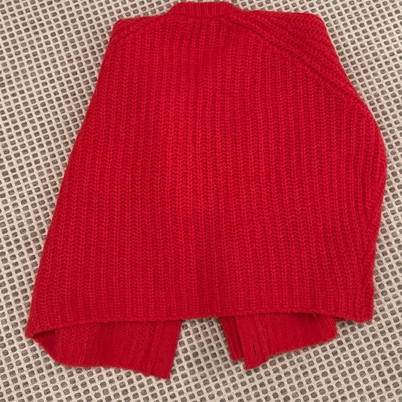 Sezane Emile Cardigan Sweater Red XS - Picture 7 of 7